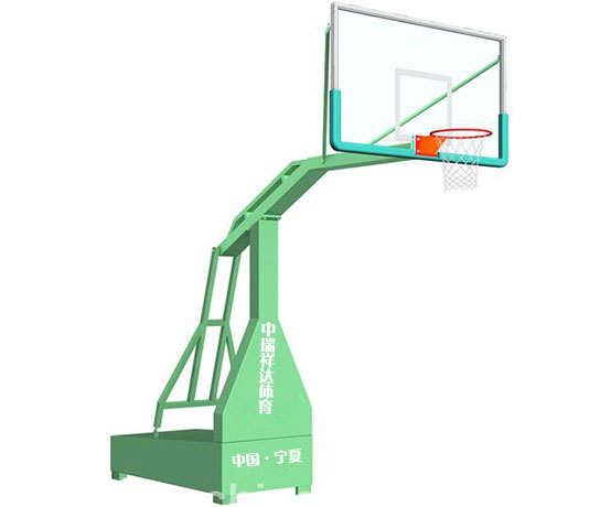 银川高强度钢化玻璃篮球架ZRXD专卖